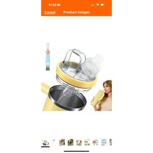 Tumbler Adapter Compatible w/Stanley to Flavor Cartridge Fits 40oz/64oz - NEW